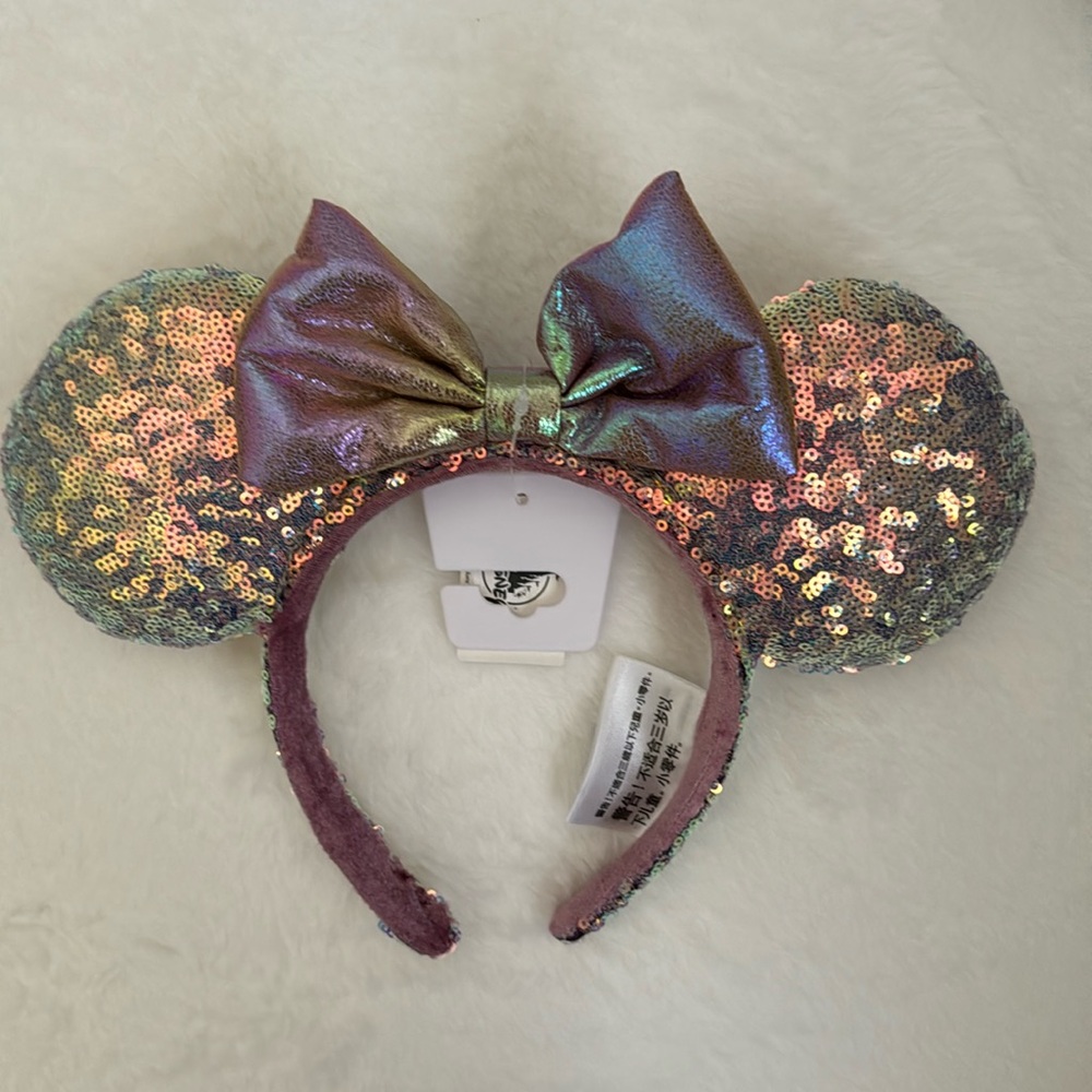 50th Anniversary Ears Earidescent Iridescent Pink Headband